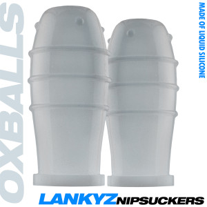 Suce-Tétons LANKYZ Oxballs 20 mm Blancs