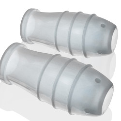 Suce-Tétons blancs LANKYZ de Oxballs Diamètre 20 mm 2