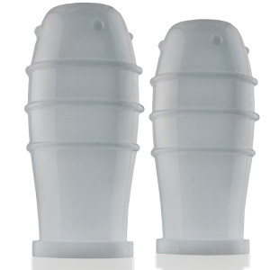 Suce-Tétons blancs LANKYZ de Oxballs Diamètre 20 mm