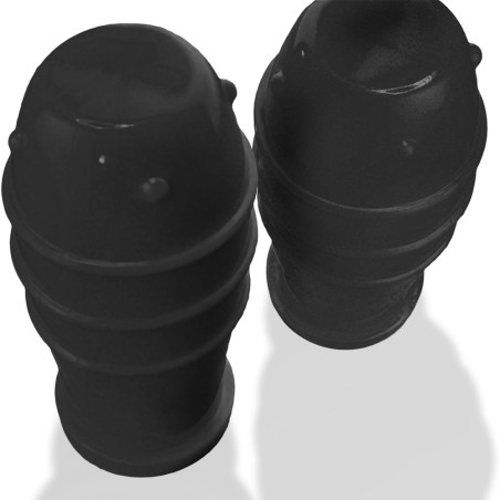 Suce-tétons noirs LANKYZ de Oxballs - Diamètre  20 mm.