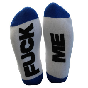 Chaussettes FUCK ME de Mister Blanc-Bleu
