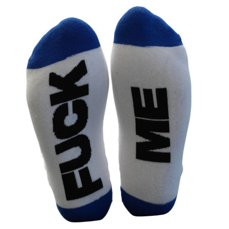 Chaussettes FUCK ME de Mister Blanc-Bleu
