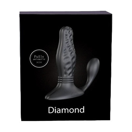 Plug prostatique DIAMOND 12 x 3.6 cm avec Va-et-vient