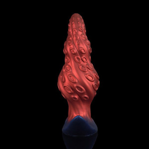 Plug tentacule KNOTAK Rouge M 17 x 6.3cm