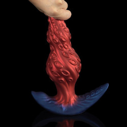 Plug tentacule KNOTAK Rouge L 21 x 7.7cm 2
