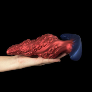 Plug tentacule KNOTAK Rouge L 21 x 7.7cm