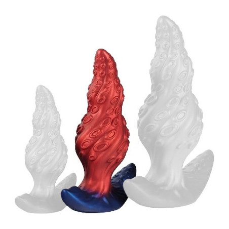 Plug tentacule KNOTAK Rouge M 17 x 6.3cm