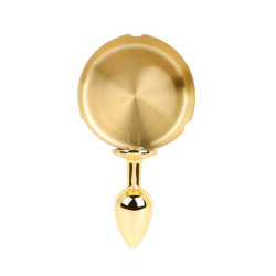 Plug métal ASHES ROUND Doré 6 x 2.5cm 2