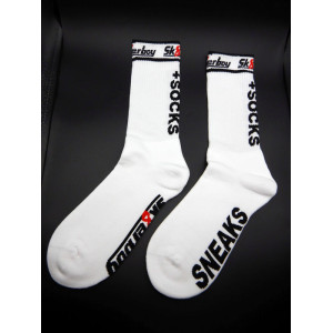 Chaussettes blanches SNEAKS SOCKS Sk8erboy