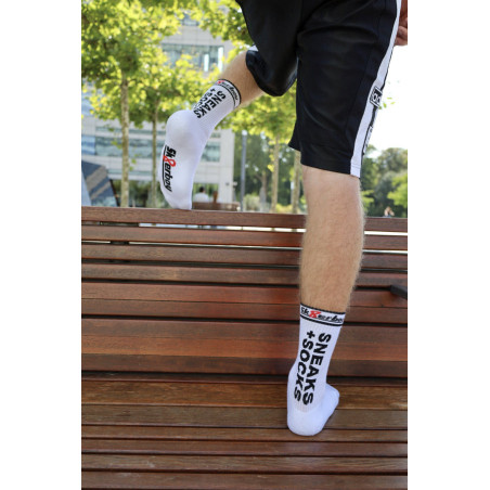 Chaussettes blanches SNEAKS SOCKS Sk8erboy
