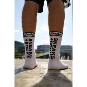 Chaussettes blanches SNEAKS SOCKS Sk8erboy