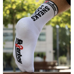 Chaussettes blanches SNEAKS SOCKS Sk8erboy 2