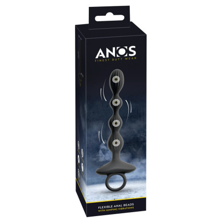 Chapelet anal vibrant FLEX BEADS 15.5 x 2.6 cm de Anos