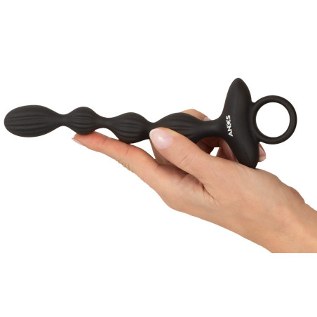 Chapelet anal vibrant FLEX BEADS 15.5 x 2.6 cm de Anos