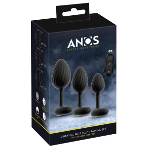 Lot de 3 plugs vibrants VRILLASS de Anos - 10 Vibrations