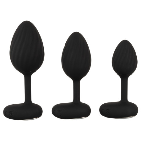 Lot de 3 plugs vibrants VRILLASS de Anos - 10 Vibrations
