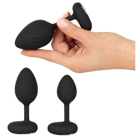 Lot de 3 plugs vibrants VRILLASS de Anos - 10 Vibrations