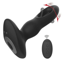 Stimulateur Prostatique Vibrant SLAPSLUP 13 x 3.6cm Noir