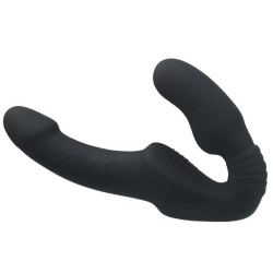 Gode Ceinture sans harnais BROKEN 12 x 3.5cm Noir