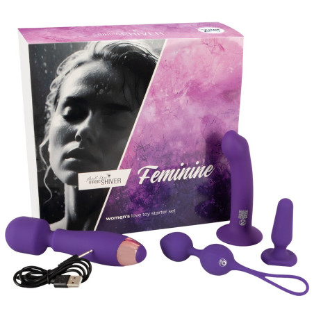 Coffret Sextoys FEMININE 4 Accessoires Violets