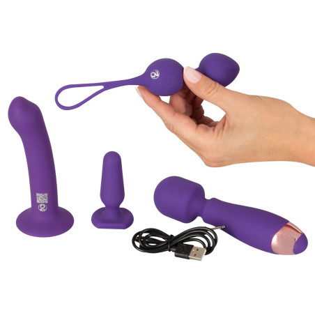 Coffret Sextoys FEMININE 4 Accessoires Violets