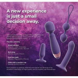 Coffret Sextoys FEMININE 4 Accessoires Violets