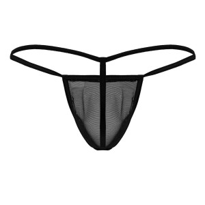 String sexy CLEROS Noir de Candyman - Légère transparence