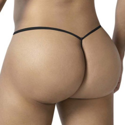 String sexy CLEROS Noir de Candyman - Légère transparence 2