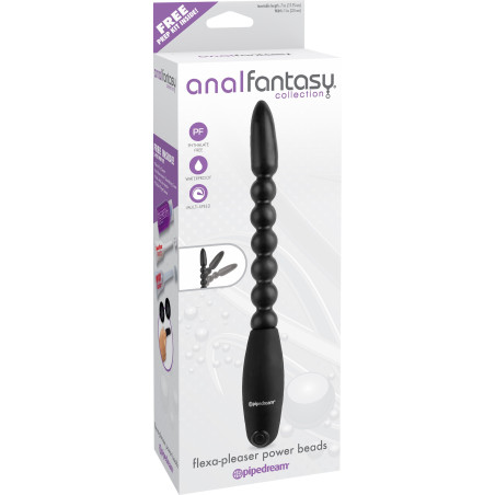 Boules Anales Flexibles et vibrantes de 18 x 2 cm