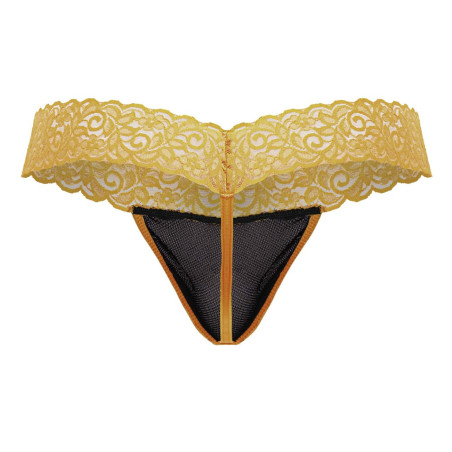 String en dentelle BELTIS Noir-Orange de Candyman