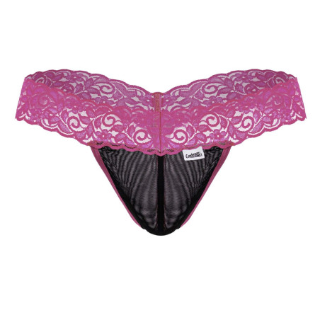 String en dentelle BELTIS Noir-Rose de Candyman