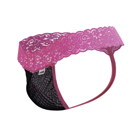 String en dentelle BELTIS Noir-Rose de Candyman