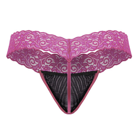 String en dentelle BELTIS Noir-Rose de Candyman
