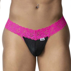 String en dentelle BELTIS Noir-Rose de Candyman