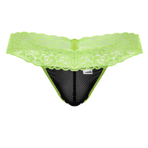 String en dentelle BELTIS Noir-Jaune de Candyman