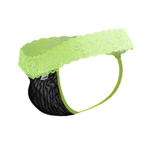 String en dentelle BELTIS Noir-Jaune de Candyman