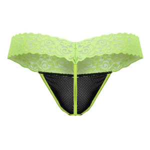 String en dentelle BELTIS Noir-Jaune de Candyman