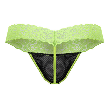 String en dentelle BELTIS Noir-Jaune de Candyman