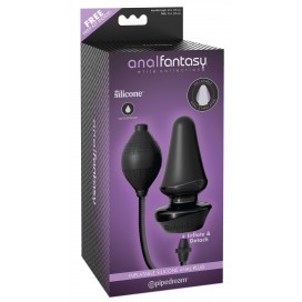 Plug gonflable silicone de Anal Fantasy 9.5 x 5.5 cm Noir 2