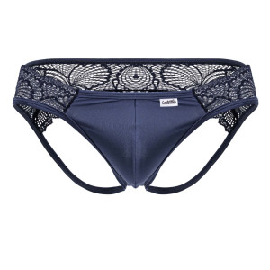 Jockstrap avec dentelle VESTUDO Bleu marine de Candyman