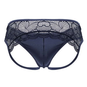 Jockstrap avec dentelle VESTUDO Bleu marine de Candyman
