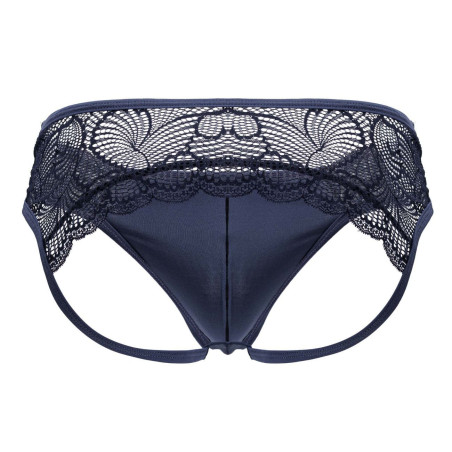 Jockstrap avec dentelle VESTUDO Bleu marine de Candyman