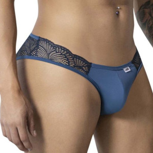 Jockstrap avec dentelle VESTUDO Bleu marine de Candyman
