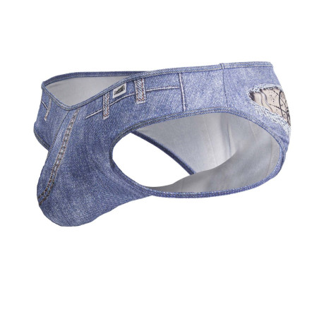 Slip COWBOY Denim bleu de Candyman - Originalité
