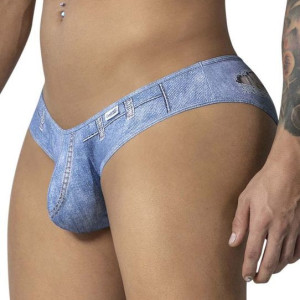 Slip COWBOY Denim bleu de Candyman - Originalité