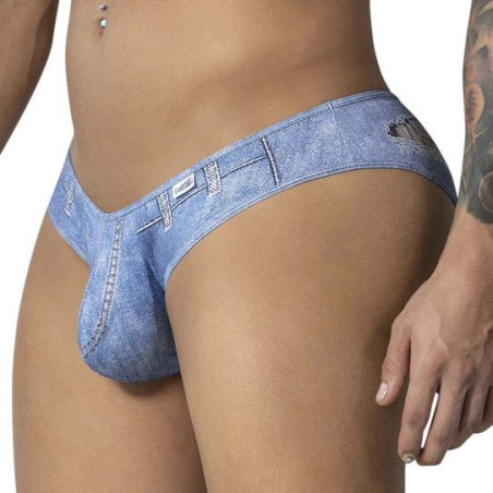 Slip COWBOY Denim bleu de Candyman - Originalité