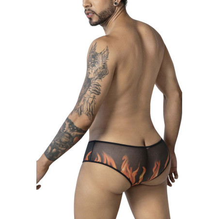 Shorty Diable avec cornes DEMONIS Noir de Candyman
