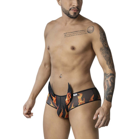 Shorty Diable avec cornes DEMONIS Noir de Candyman