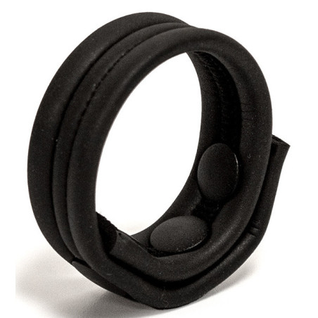 Cockstrap en néoprène BRUTUS Noir 40-60 mm