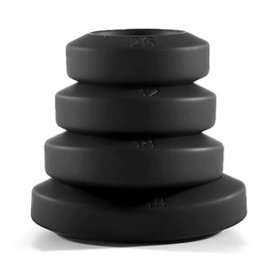 Lot de 4 Cockrings silicone BIG BULGE | Diamètres 26-44 mm